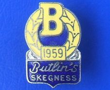 BUTLINS SKEGNESS 1959 (holiday camp, Lincolnshire) - resident camper's enamel badge