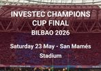 Leinster vs Bordeaux Bilbao 26 Final - 2 Category 2 tickets