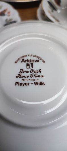 Vintage Arklow Autumn Leaves Fine Irish Bone China  Golf Player Wills