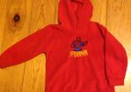 Age 3-4 Red Spider-Man Fleece Hooded Jumper