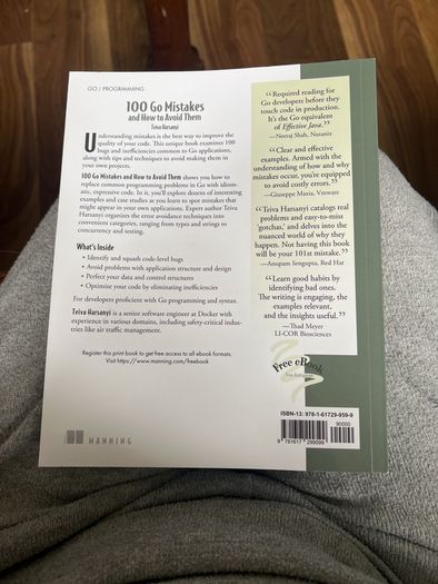 100 Go Mistakes, how to avoid them