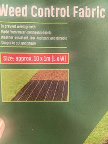 Weed control fabric