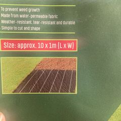 Weed control fabric