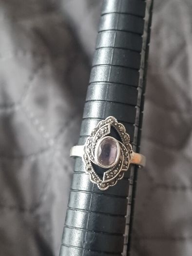 marcasite,vintage silver
