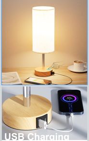 Touch Table Lamp & charging port