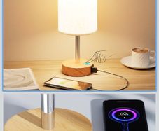 Touch Table Lamp & charging port