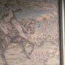 Large Framed Vintage Hunting Scene Wall Tapestry Image 6