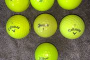 High Grade Yellow golf balls (7)