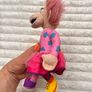 Zingzillas Panzee Soft Plush Cbeebies 2009 Mini approx. 22 cm. Vivid Used Dirty Please see photos Image 8