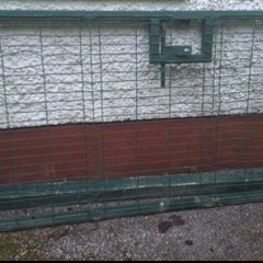 Steel gate and post