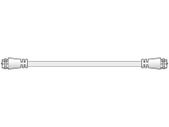 F type plug to F type plug lead 4 Meter