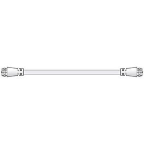 F type plug to F type plug lead 4 Meter