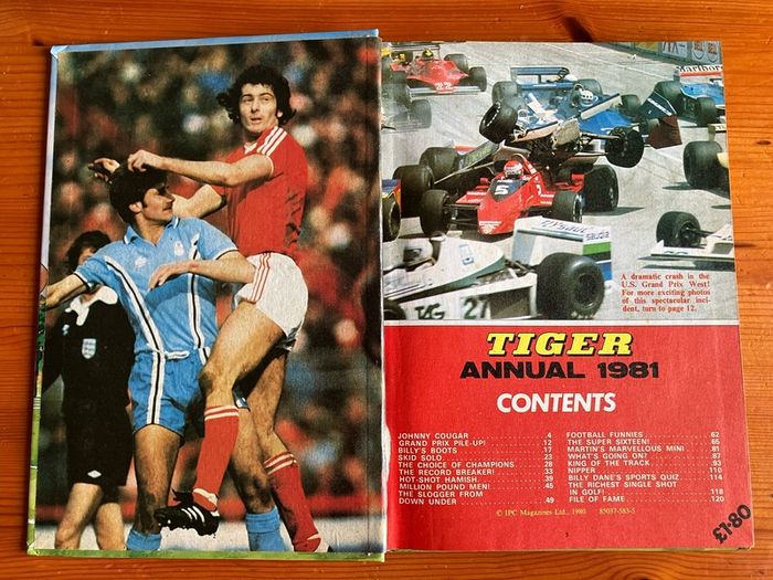 Comic: 'Tiger' annual 1981