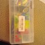 fishing, box full lures, hooks+ pliers Image 7