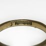 9ct Gold Faceted Band Ring - Small Size Image 4