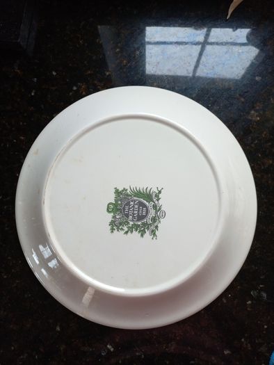 Portmeirion Plate- Antique Blue Passion Flowers