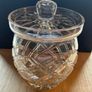Vintage Tyrone Crystal Lidded Jar Image 4