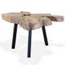 Coffee Table Genuine Teak 80x70x38 cm Image 4