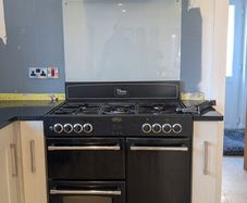Belling Oven, Extractor Fan and Backsplash