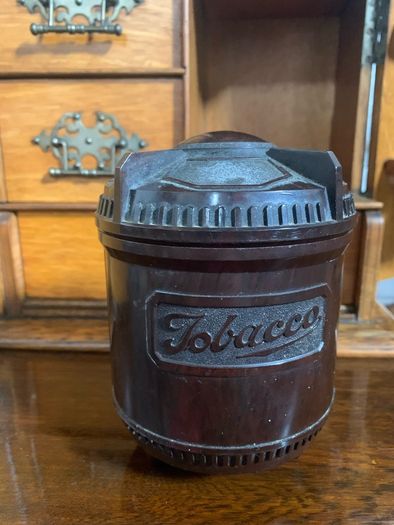 Edwardian Oak Smokers Cabinet.