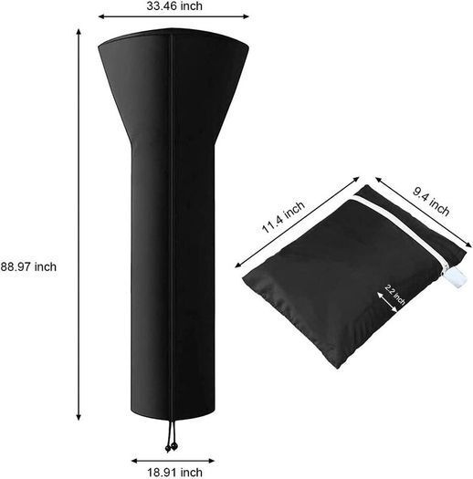 Patio Heater Cover Outdoor Waterproof Storage Bag
