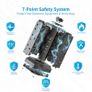 Tower Extension Lead with USB Slots 1.8M and 18W USB C Fast Charger, (13A 3250W) 5 USB Ports and 12 Way Extension Tower, Surge Protection Extension Lead with Switch, Extension Cable for Home, Office Image 7