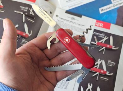 Vintage Wenger Backpacker Discontinued 85mm Swiss Army Knife Collectable