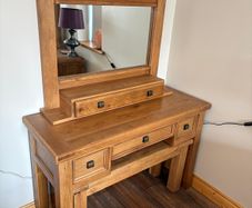 Oak Vanity Unit/Dressing Table