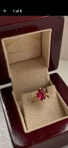 Ruby gold ring