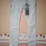 womens D&G Dolce and Gabanna millionaire trousers pants leggings Size small  W 29 L 32 gold print and embellishments Image 2