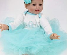 Lifelike Reborn Babies 22inch 55cm Reborn Dolls Baby Girl Handmade Soft Silicone Reborn Dolls Lovely Cute Boy Girl Toy That Look Real Toddler Newborn Birthday Toy Xmas Gift (FREE POSTAGE)