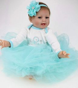 Lifelike Reborn Babies 22inch 55cm Reborn Dolls Baby Girl Handmade Soft Silicone Reborn Dolls Lovely Cute Boy Girl Toy That Look Real Toddler Newborn Birthday Toy Xmas Gift (FREE POSTAGE)