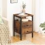 Set of 2 nightstands Brown Image 2