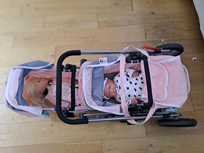 Twin Dolls Pram