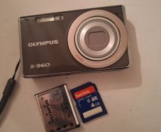 Olympus X-960 digital camera With 4GB Memory Card