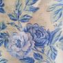 Laura Ashley Pelham Stripe Blue Roses Fabric Image 6
