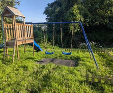 Swingset and slide