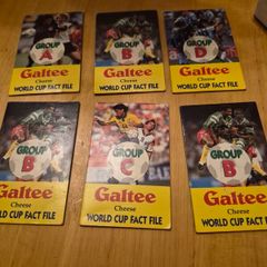 Vintage Galtee World Cup Fact File Cards Set