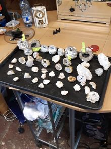 Collection of geodes
