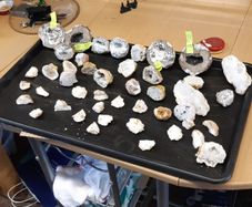 Collection of geodes