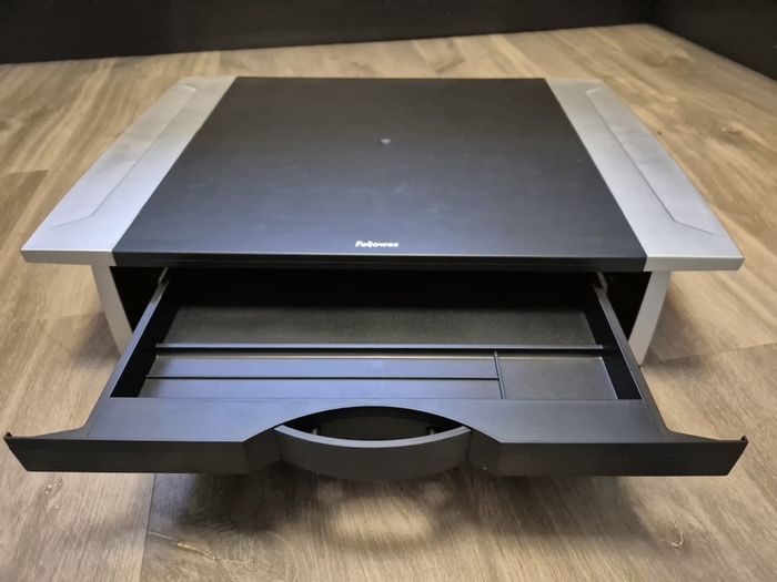 laptop riser with drawer