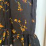 Pretty Little Thing black floral corset dress size 16 - New Image 3