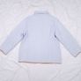 Basler Light Powder Blue Quilted Lightweight Jacket Tan Leatherette Trim 18UK/46EU Image 7
