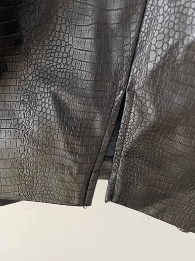 New Look skirt mock croc effect pu leather plus size New