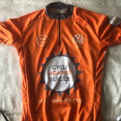 Orange Cycling top