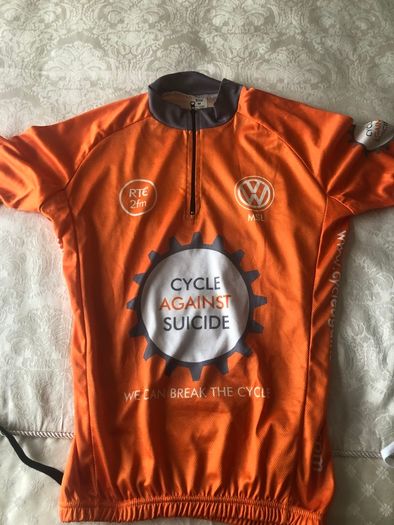 Orange Cycling top