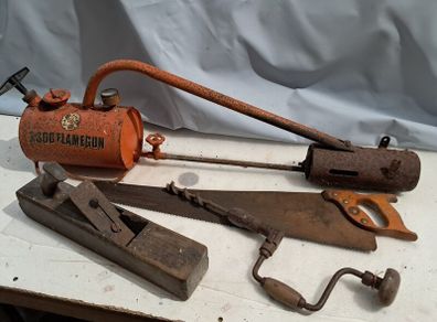 Old antique tools