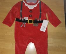 Christmas Baby Gro 0-3 months, NEW -