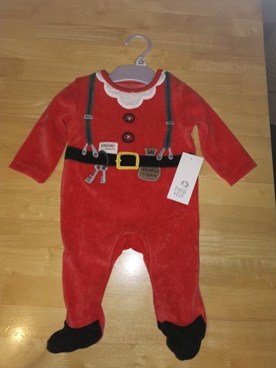 Christmas Baby Gro 0-3 months, NEW -