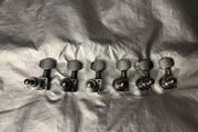 Electric Guitars Machine Head tuners 6 line chrome Jackson fender Stratocaster telecaster esp Ibanez electric guitars parts accessories